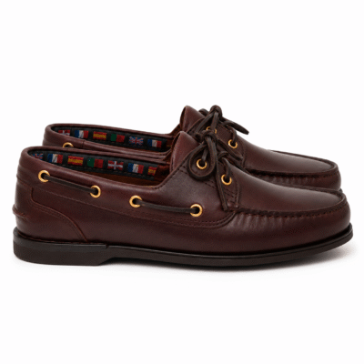 sapato vela castanho