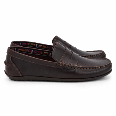 mocassin castanho
